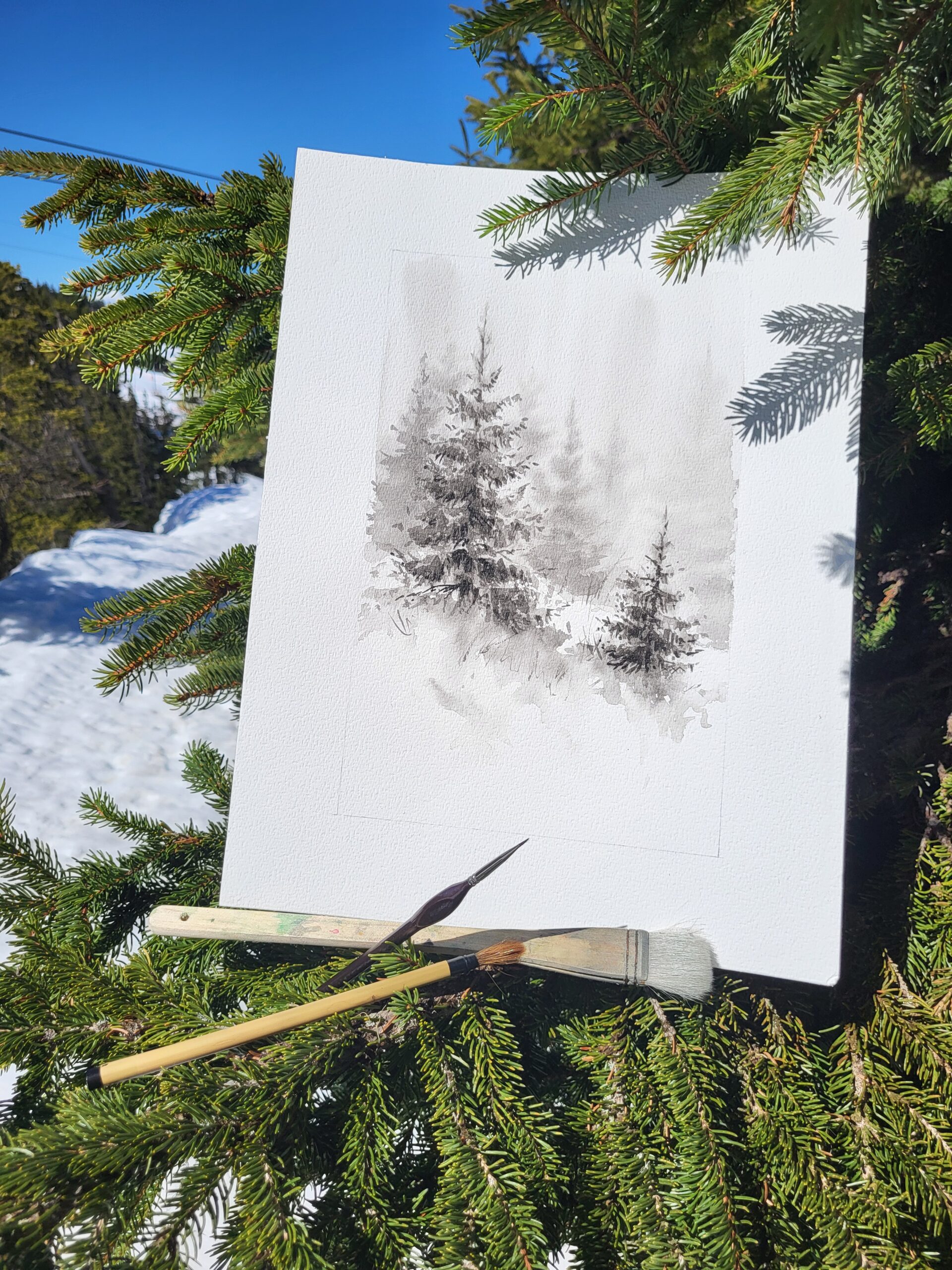 Apprends à dessiner & peindre à l&rsquo;encre de Chine