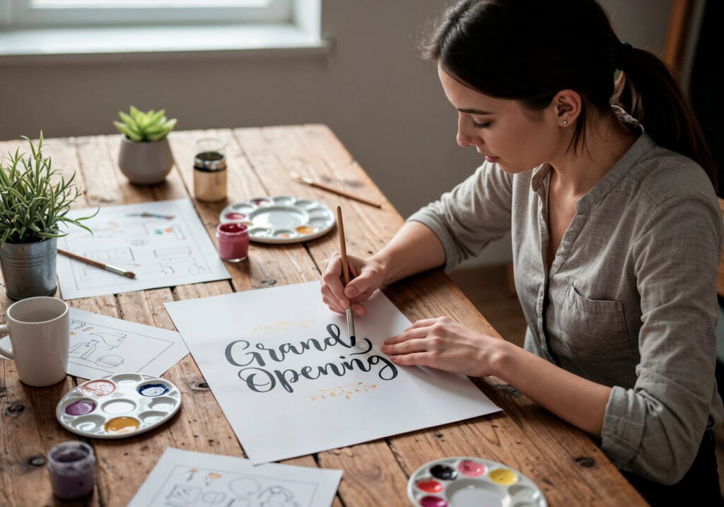 Lettering - Brush lettering - écriture stylée