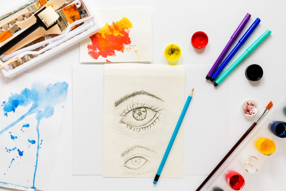 Dessiner un oeil - Plateforme Sia