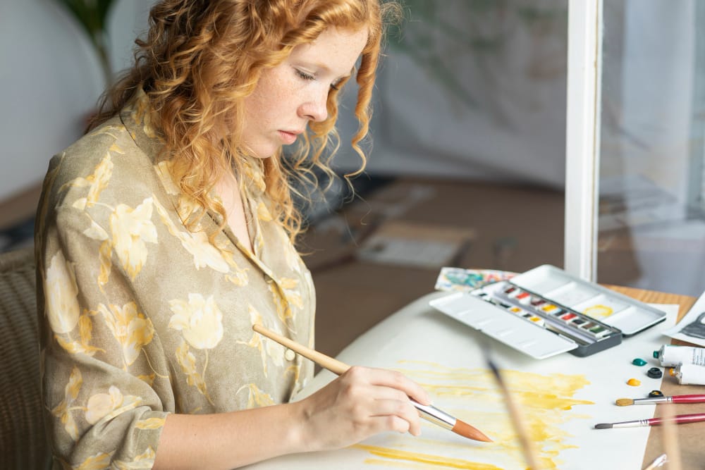 Modèles d’aquarelle faciles à imprimer, Sia