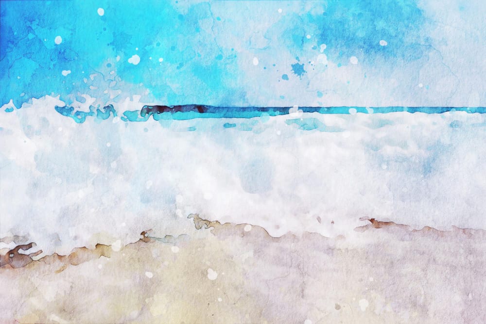 Peindre la mer et les vagues - Plateforme Sia