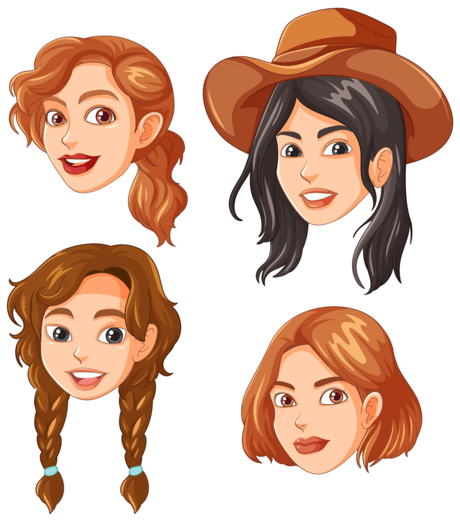 Dessiner des cheveux - Plateforme Sia